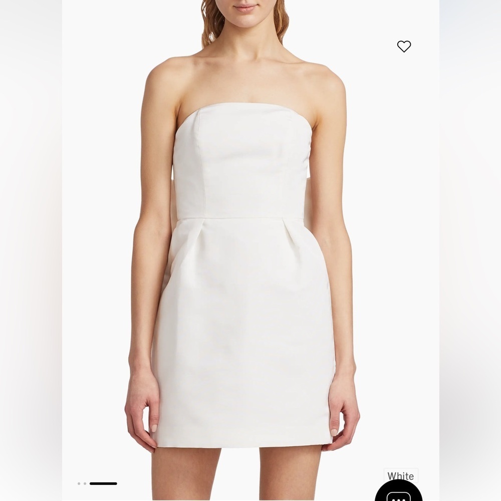 Alexia Maria Silk Faille Minidress